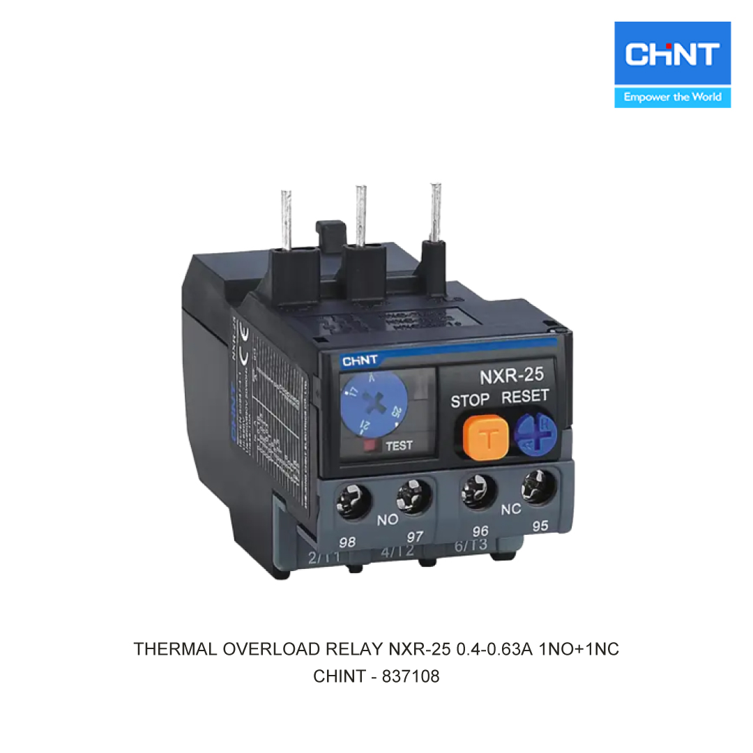THERMAL OVERLOAD RELAY NXR-25 0.4-0.63A 1NO+1NC