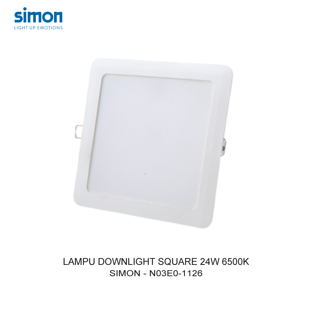 SIMON LED DOWNLIGHT SQUARE 24W 6500K