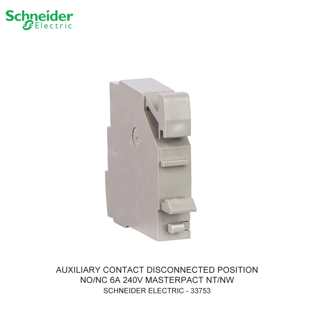 AUXILIARY CONTACT DISCONNECTED POSITION NO/NC 6A 240V MASTERPACT NT/NW