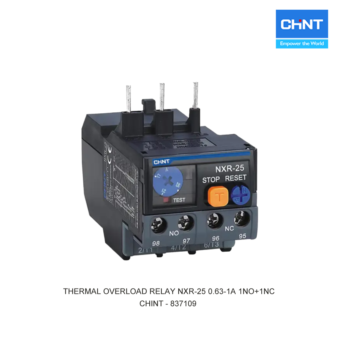 THERMAL OVERLOAD RELAY NXR-25 0.63-1A 1NO+1NC