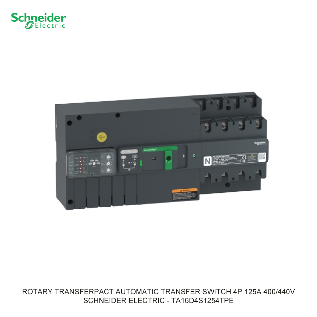 ROTARY TRANSFERPACT AUTOMATIC TRANSFER SWITCH 4P 125A 400/440V