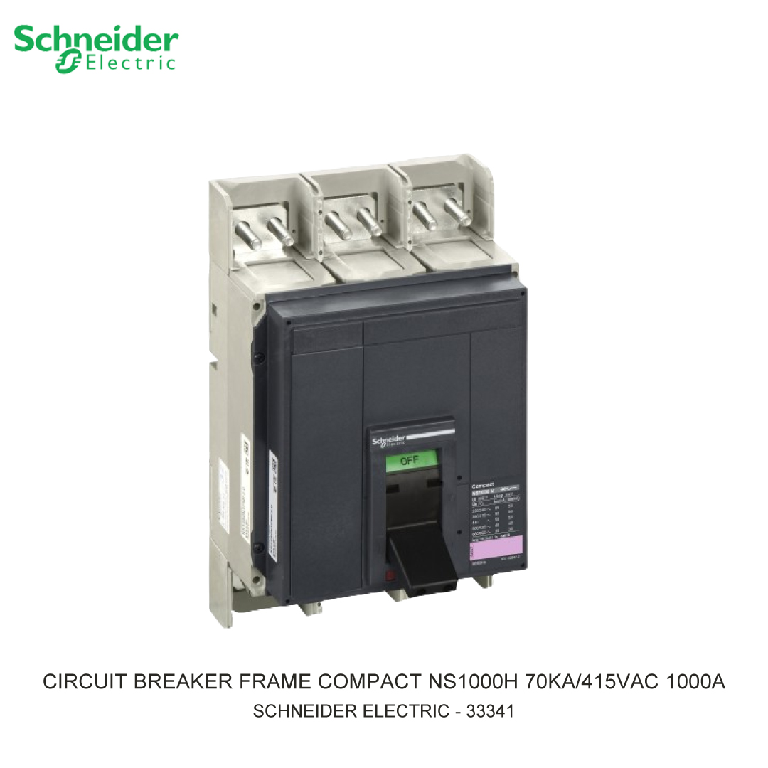 CIRCUIT BREAKER FRAME COMPACT NS1000H 70KA/415VAC 1000A WITHDRAWABLE MANUALLY OPERATED WITHOUT TRIP UNIT 3P