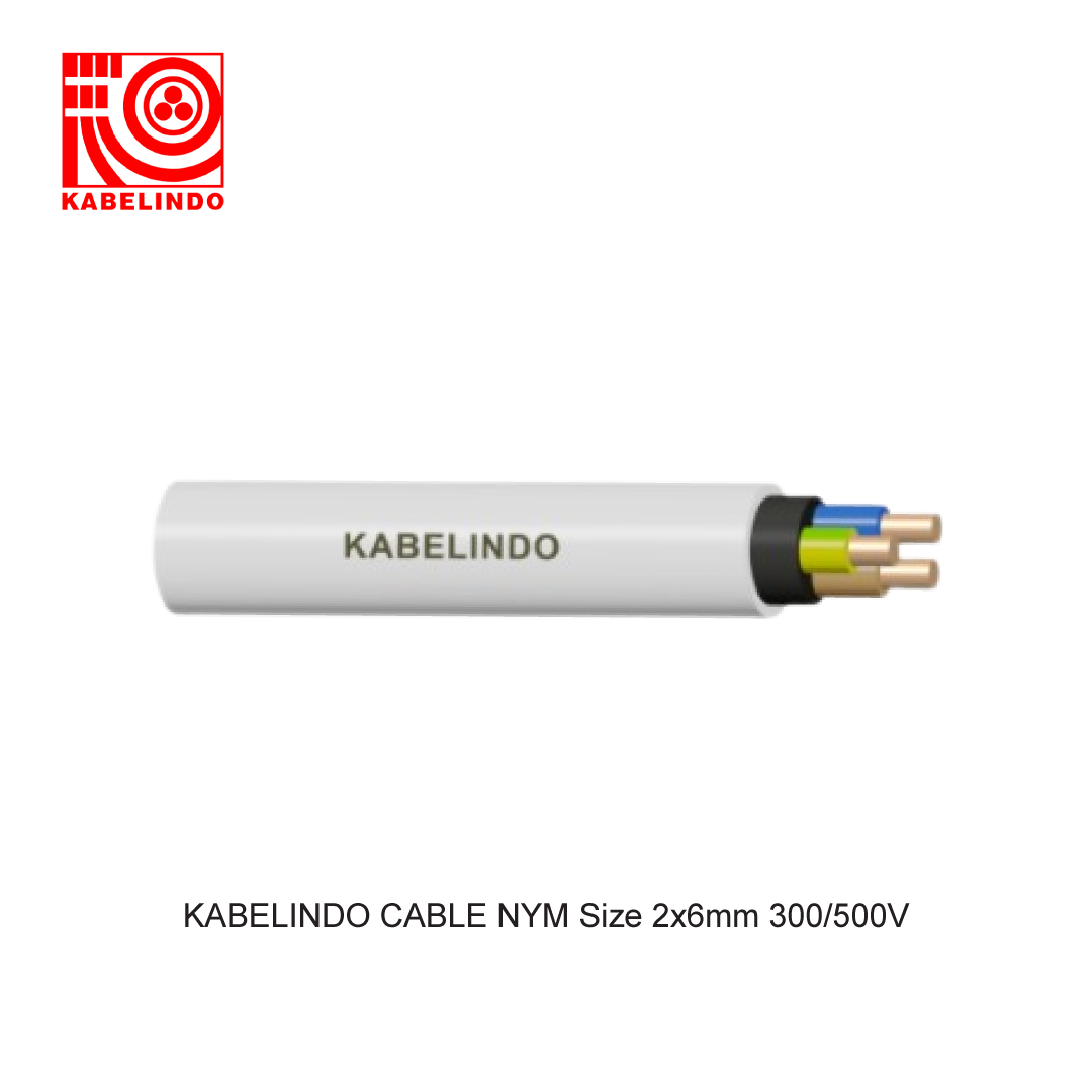 KABELINDO KABEL NYM Size 2x6mm 300/500V