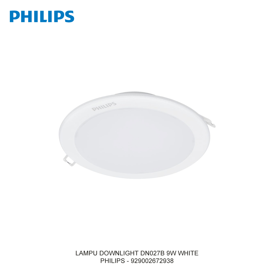 PHILIPS LAMPU DOWNLIGHT DN027B 9W WHITE