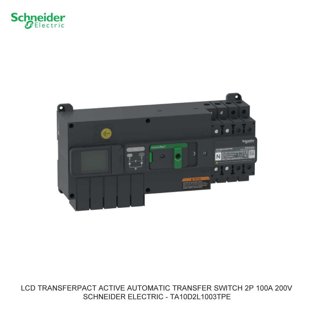 LCD TRANSFERPACT ACTIVE AUTOMATIC TRANSFER SWITCH 2P 100A 200V