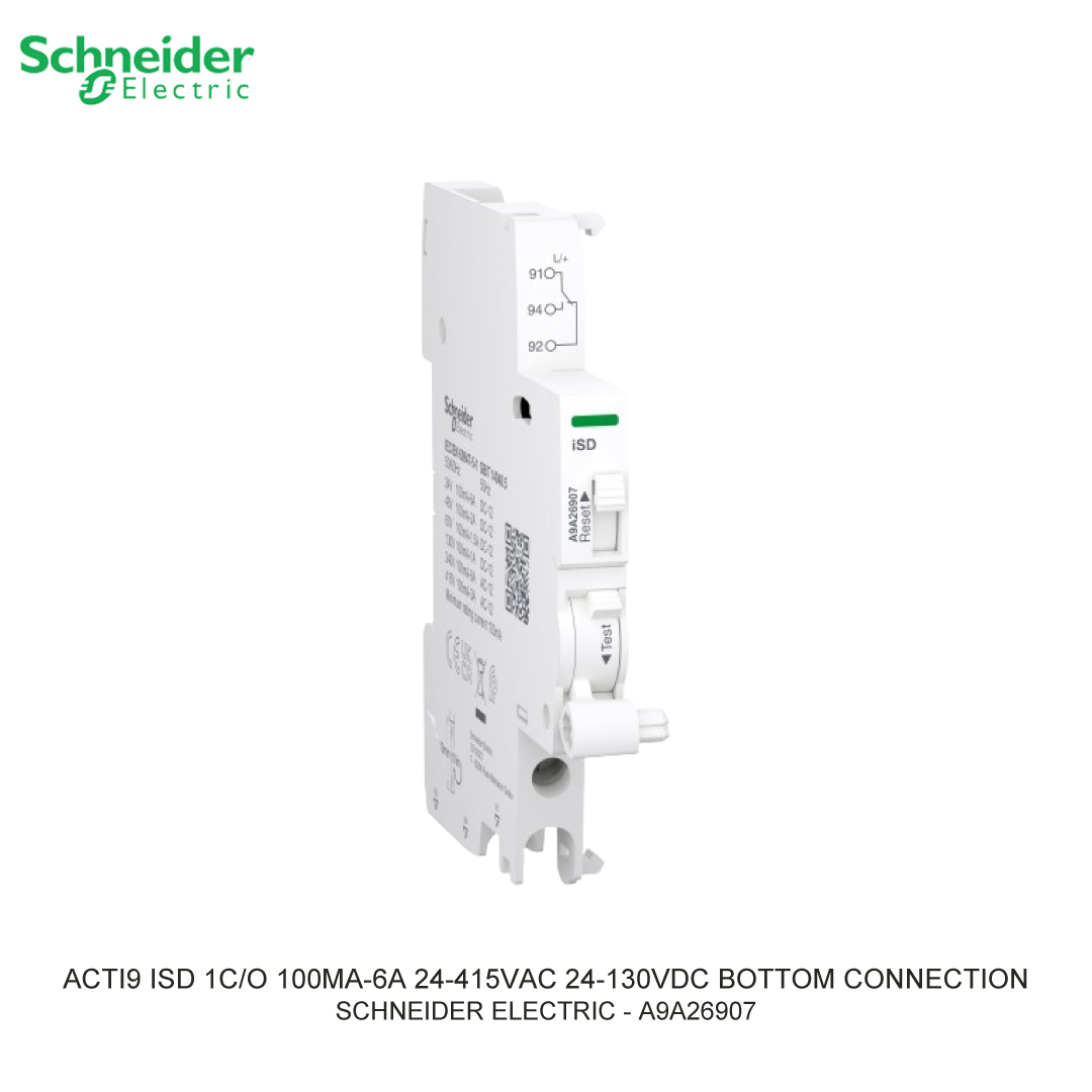 ACTI9 ISD 1C/O 100MA-6A 24-415VAC 24-130VDC BOTTOM CONNECTION
