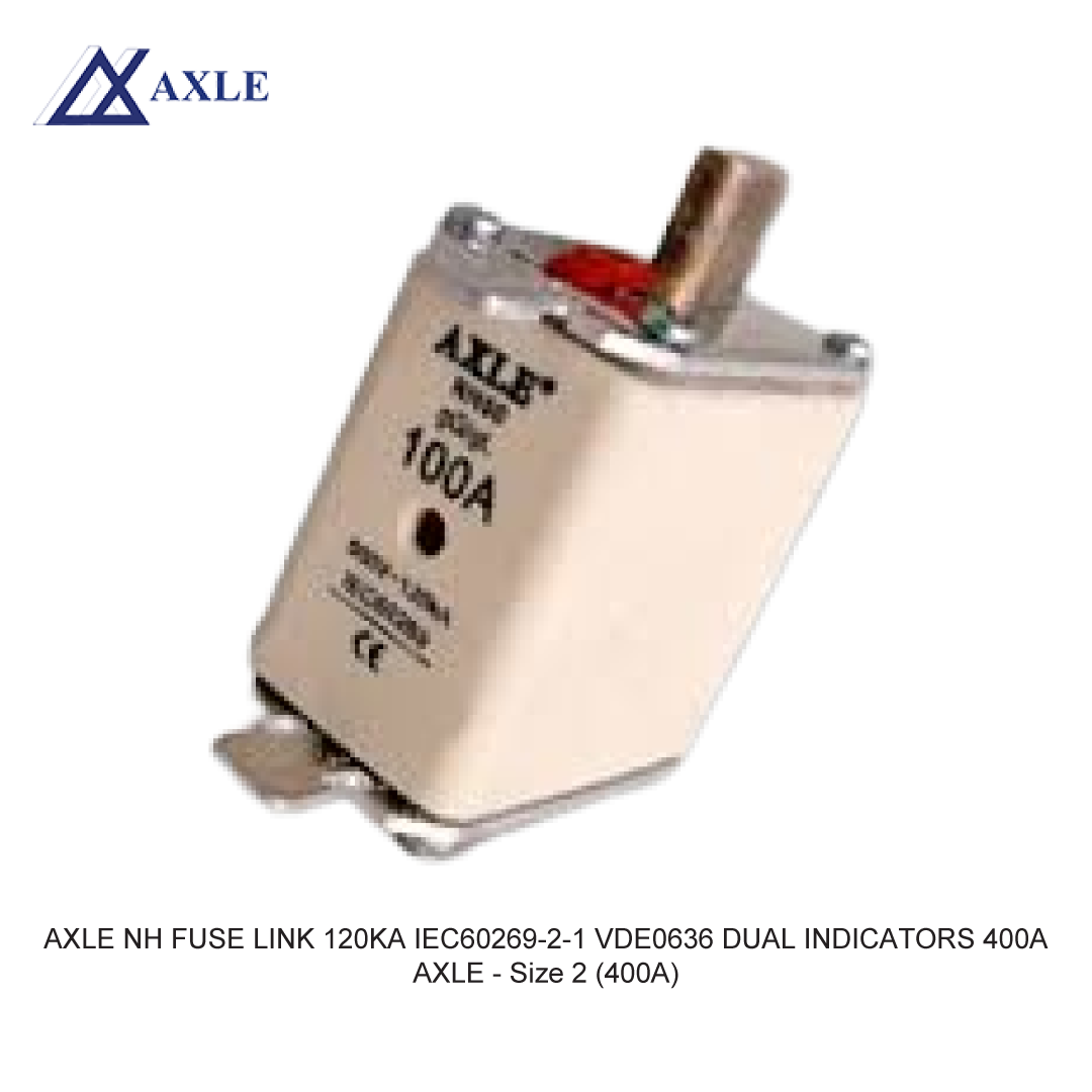 AXLE NH FUSE LINK 120KA IEC60269-2-1 VDE0636 DUAL INDICATORS 400A