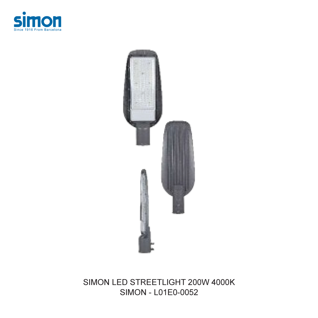 SIMON LAMPU JALAN 200W 4000K