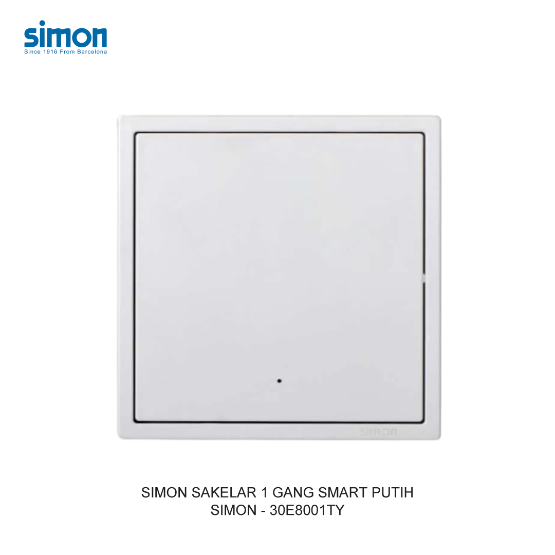 SIMON 1 GANG SMART SWITCH MODULE WHITE