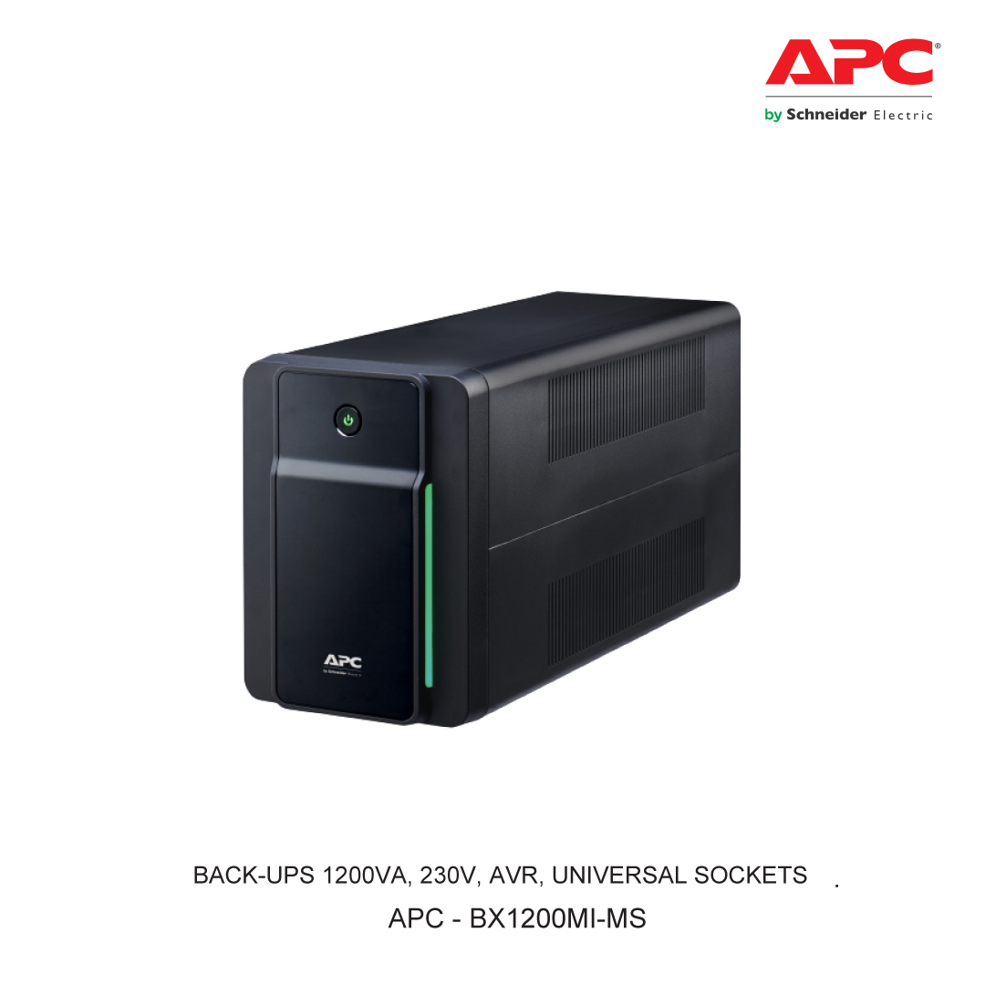 APC BACK-UPS 1200VA 230V AVR UNIVERSAL SOCKETS