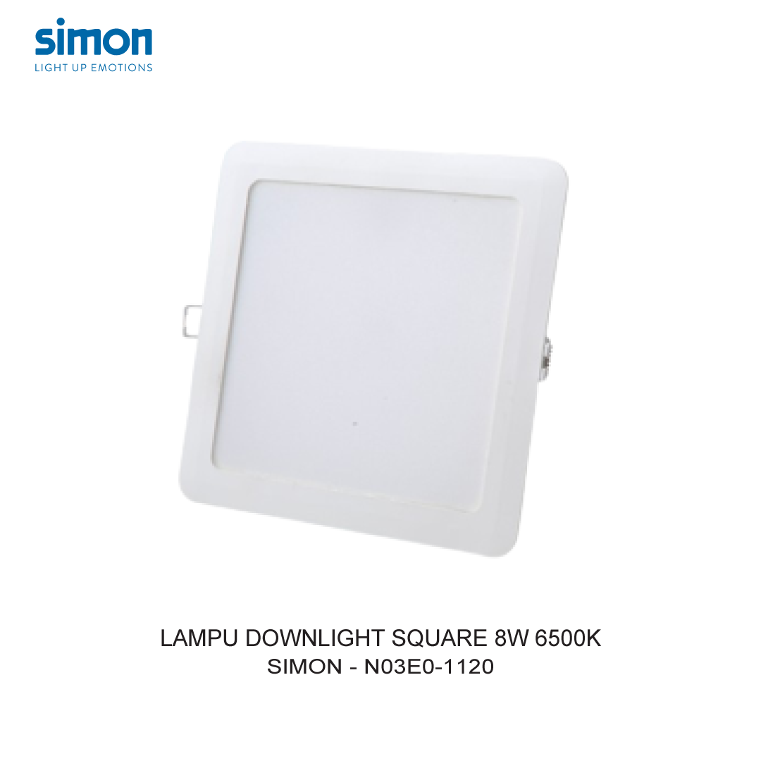 SIMON LED DOWNLIGHT SQUARE 8W 6500K