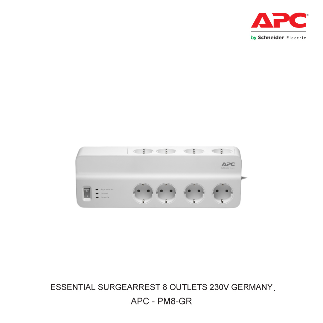 APC ESSENTIAL SURGEARREST 8 OUTLETS 230V GERMANY