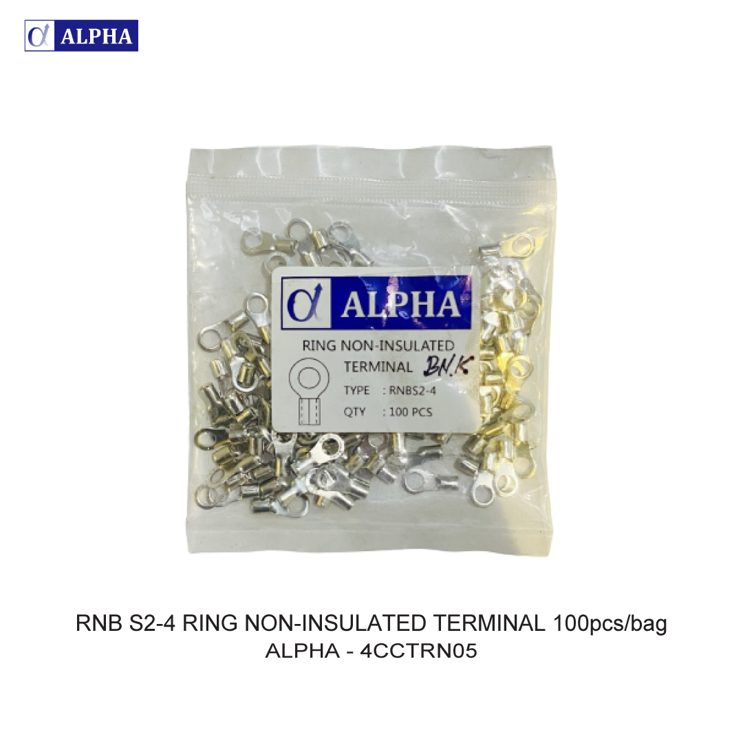 RNB S2-4 RING NON-INSULATED TERMINAL 100pcs/bag