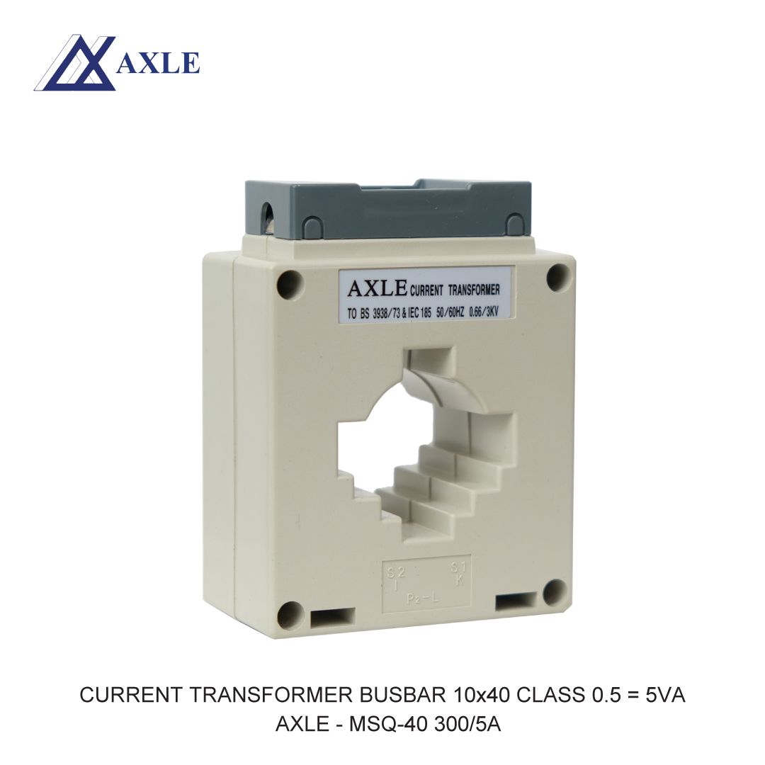 AXLE CURRENT TRANSFORMER BUSBAR 10X40 CLASS 0.5  = 5VA