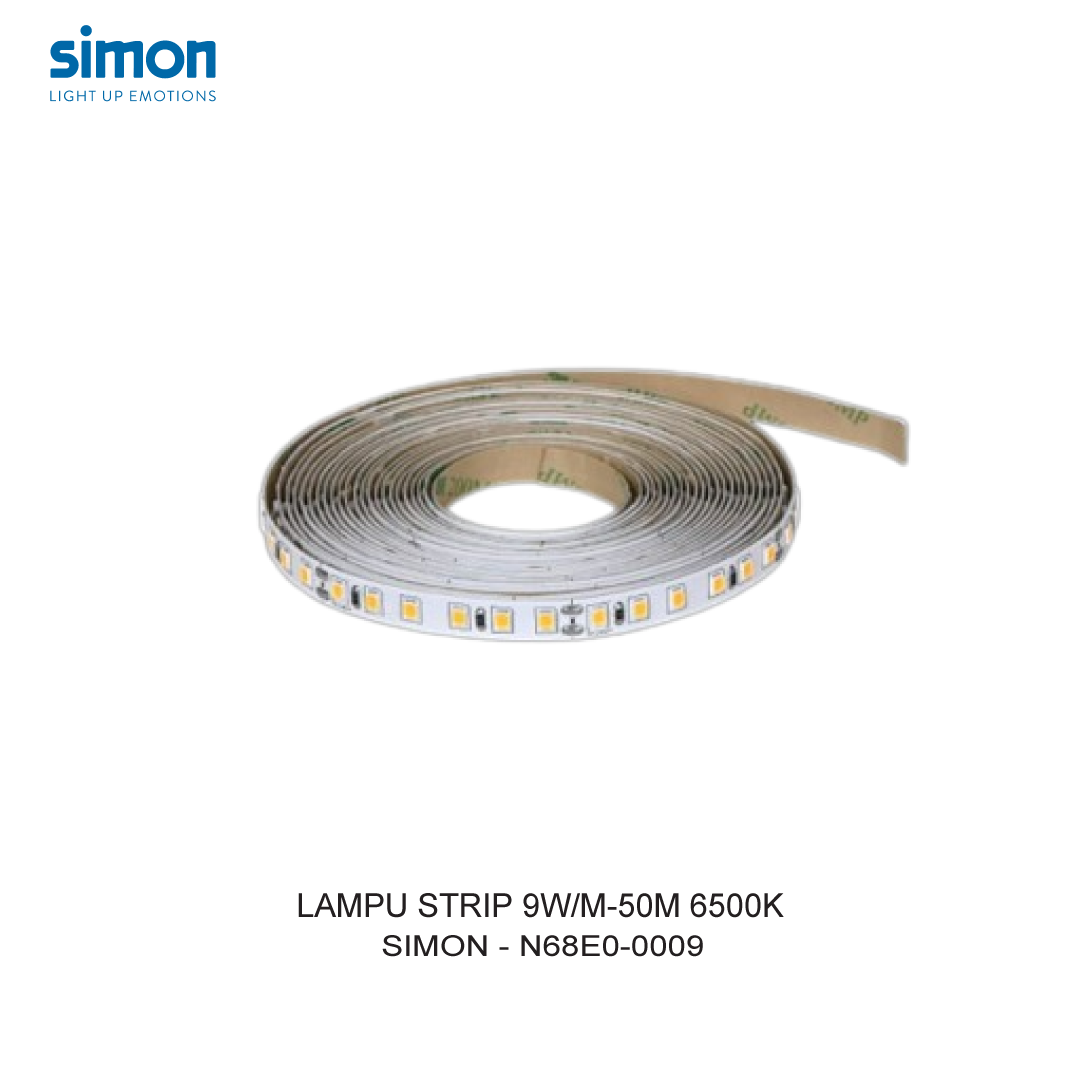 SIMON LAMPU STRIP 9W/M-50M 6500K