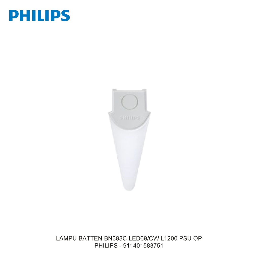 PHILIPS LAMPU BATTEN BN398C LED69/CW L1200 PSU OP