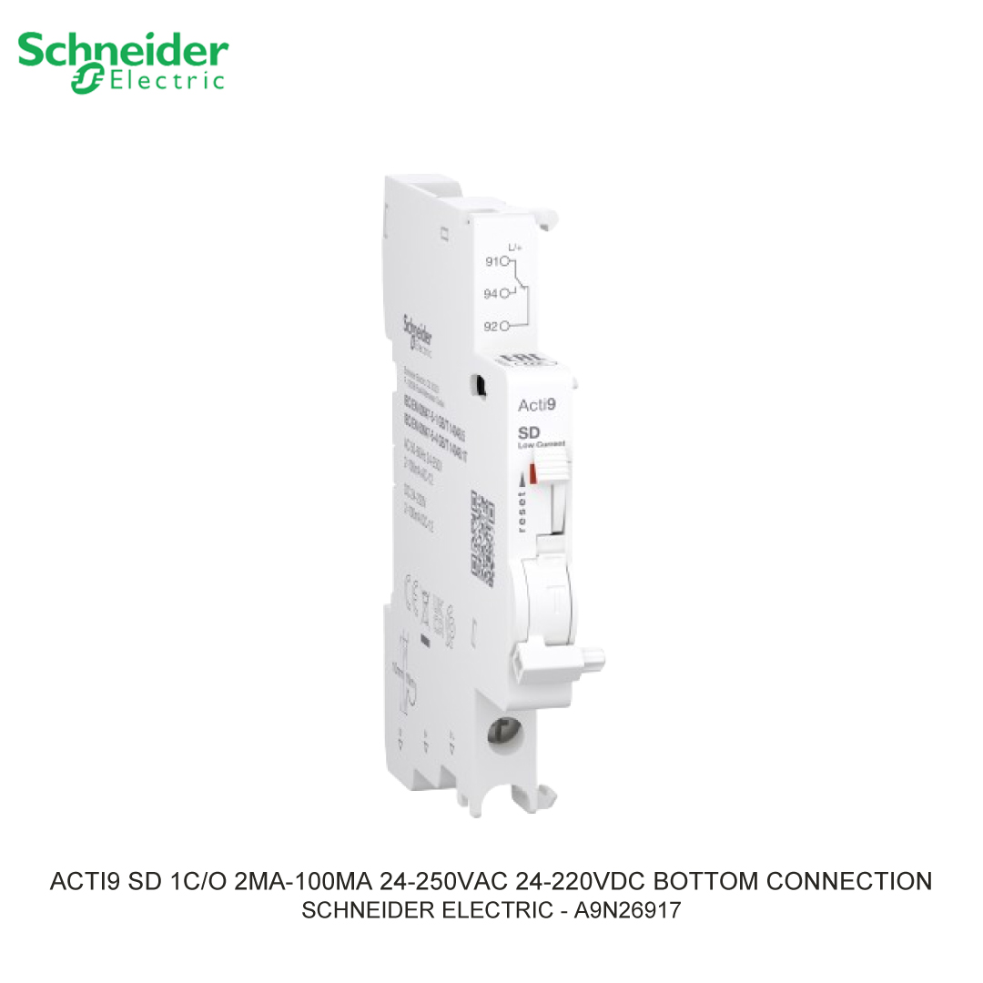 ACTI9 SD 1C/O 2MA-100MA 24-250VAC 24-220VDC BOTTOM CONNECTION