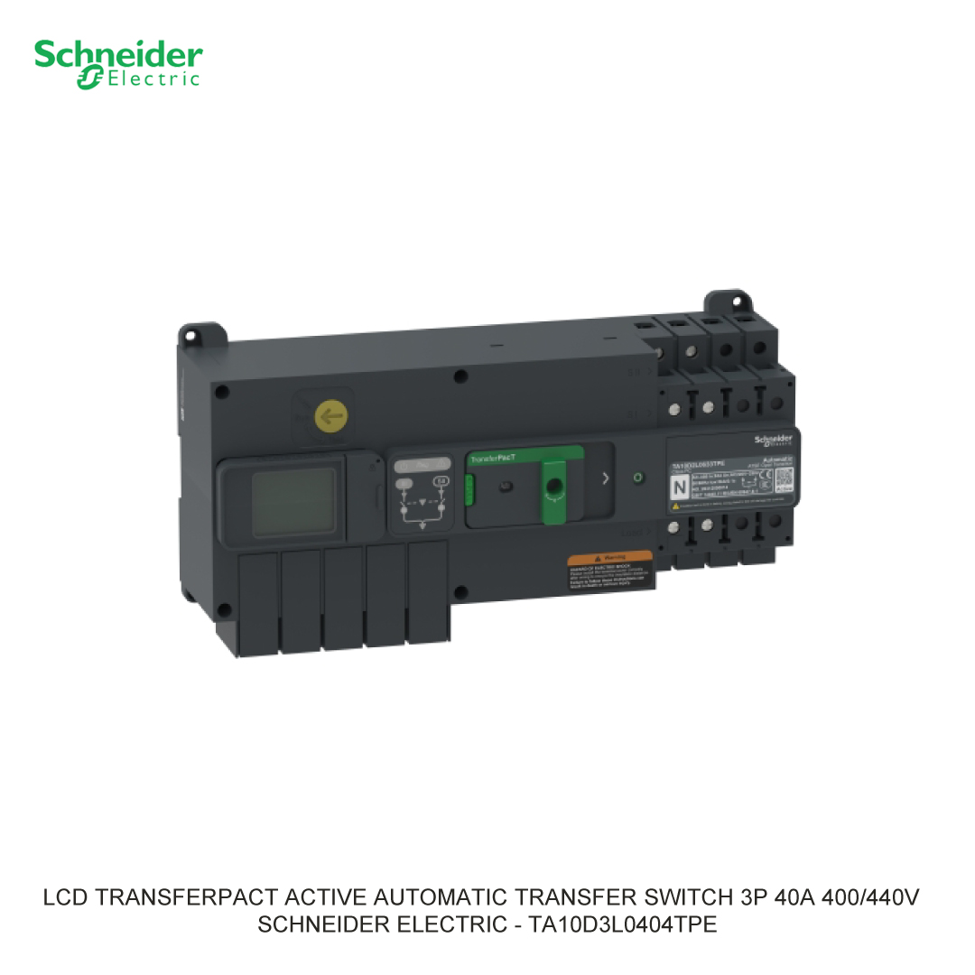LCD TRANSFERPACT ACTIVE AUTOMATIC TRANSFER SWITCH 3P 40A 400/440V