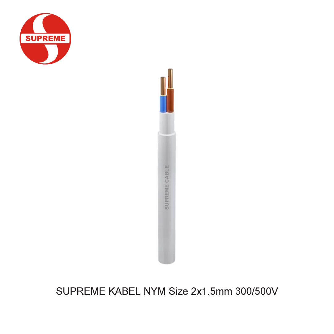 SUPREME KABEL NYM Size 2x1.5mm 300/500V