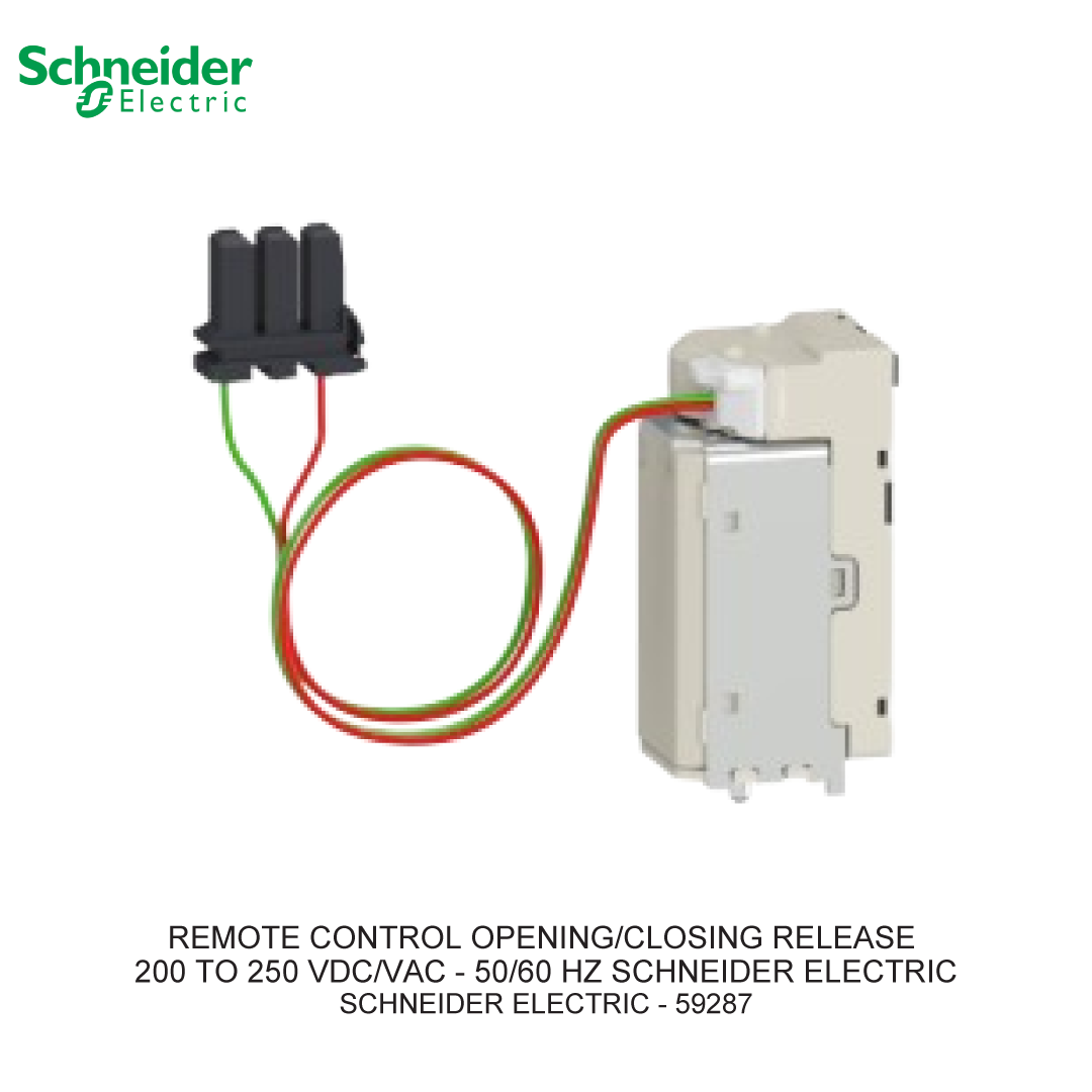 REMOTE CONTROL OPENING/CLOSING RELEASE 200 TO 250 VDC/VAC - 50/60 HZ SCHNEIDER ELECTRIC