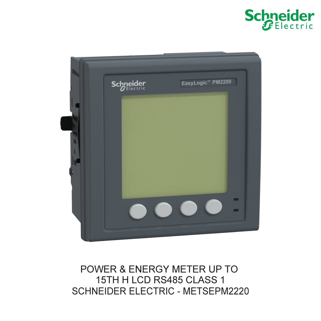 POWER & ENERGY METER UP TO 15TH H LCD RS485 CLASS 1