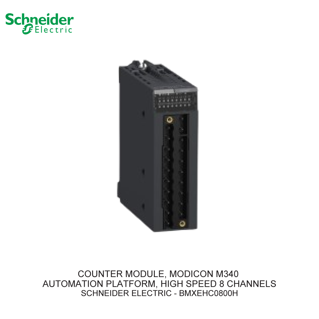 COUNTER MODULE, MODICON M340 AUTOMATION PLATFORM, HIGH SPEED 8 CHANNELS