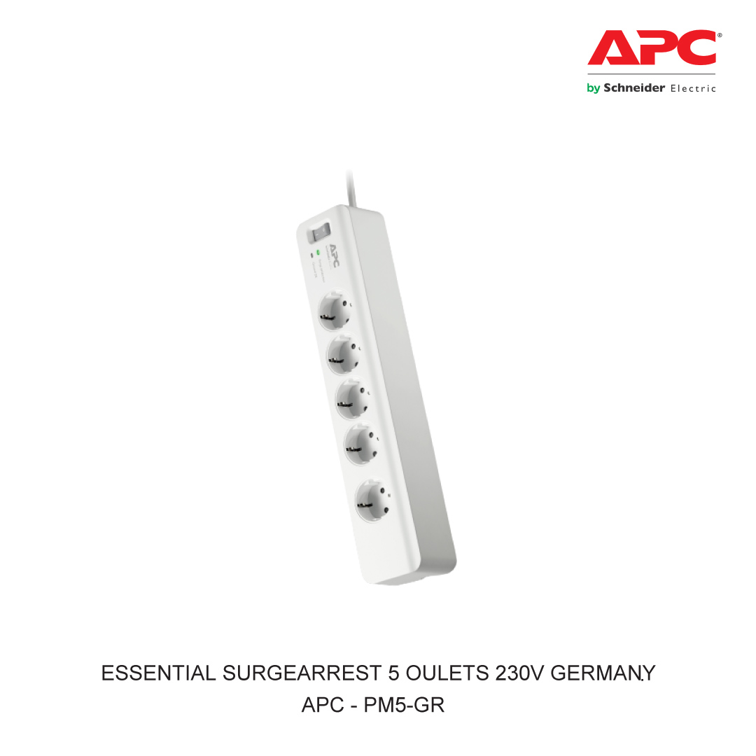 APC ESSENTIAL SURGEARREST 5 OULETS 230V GERMANY