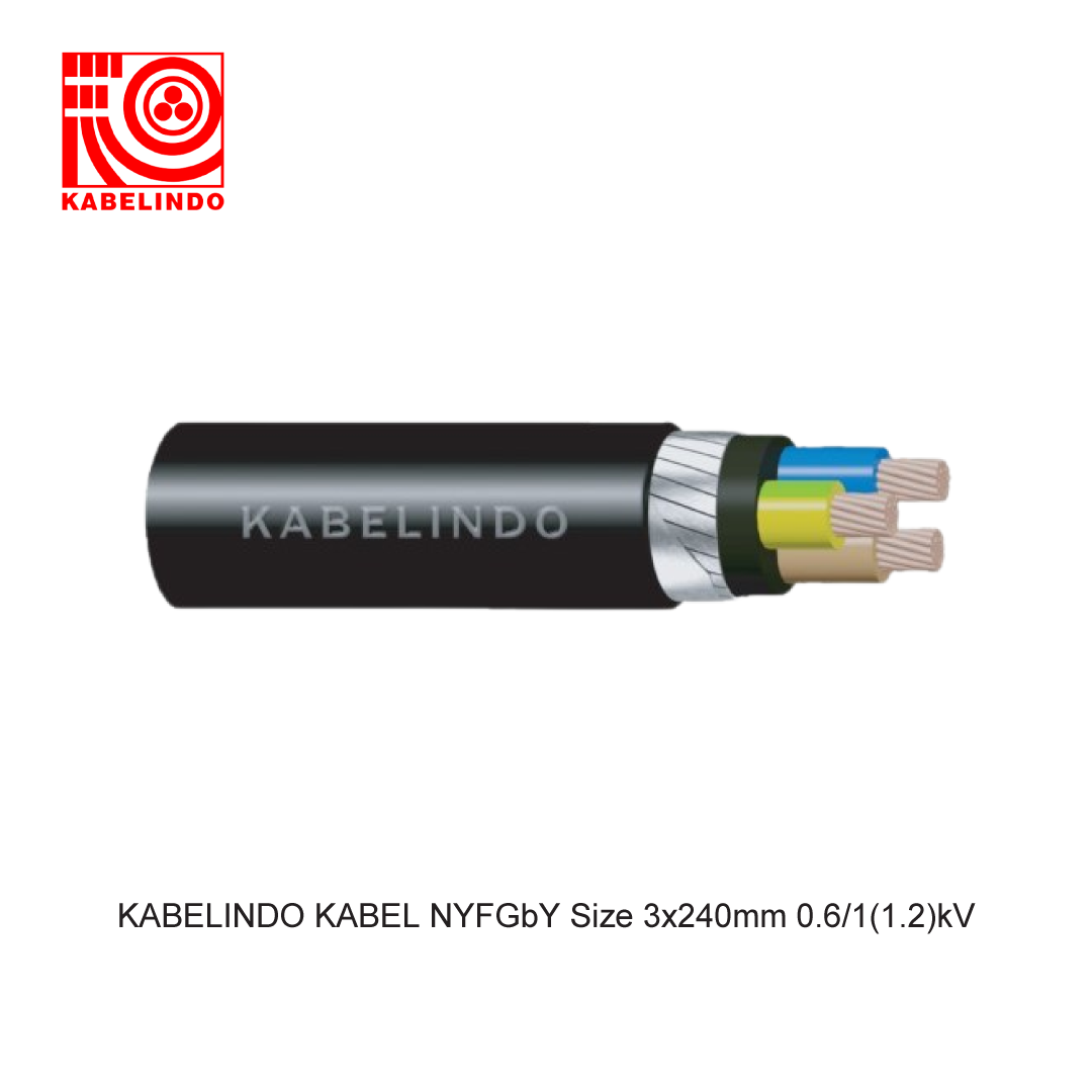 KABELINDO KABEL NYFGbY Size 3x240mm 0.6/1(1.2)kV