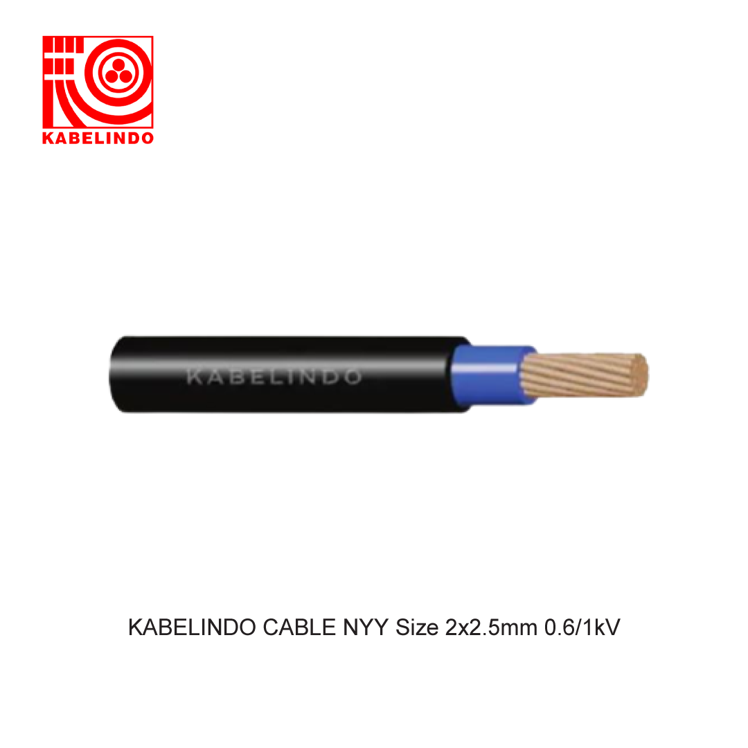 KABELINDO CABLE NYY Size 2x2.5mm 0.6/1kV