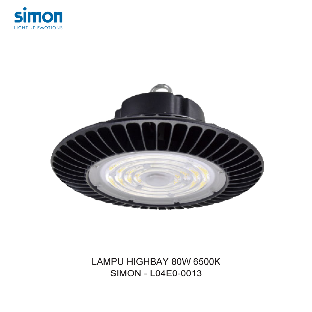SIMON LAMPU HIGHBAY 80W 6500K