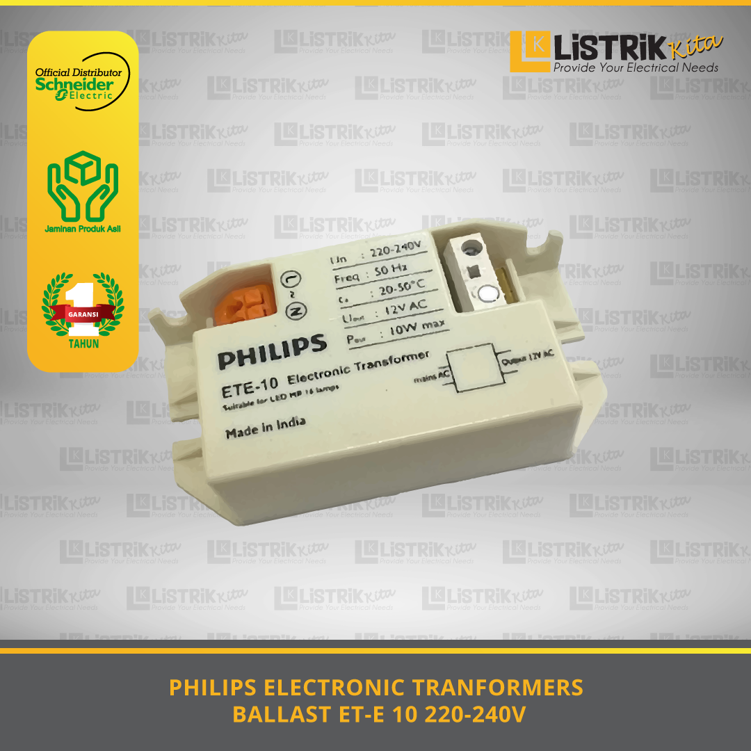ET-E 10 220-240V Electronic Transformers