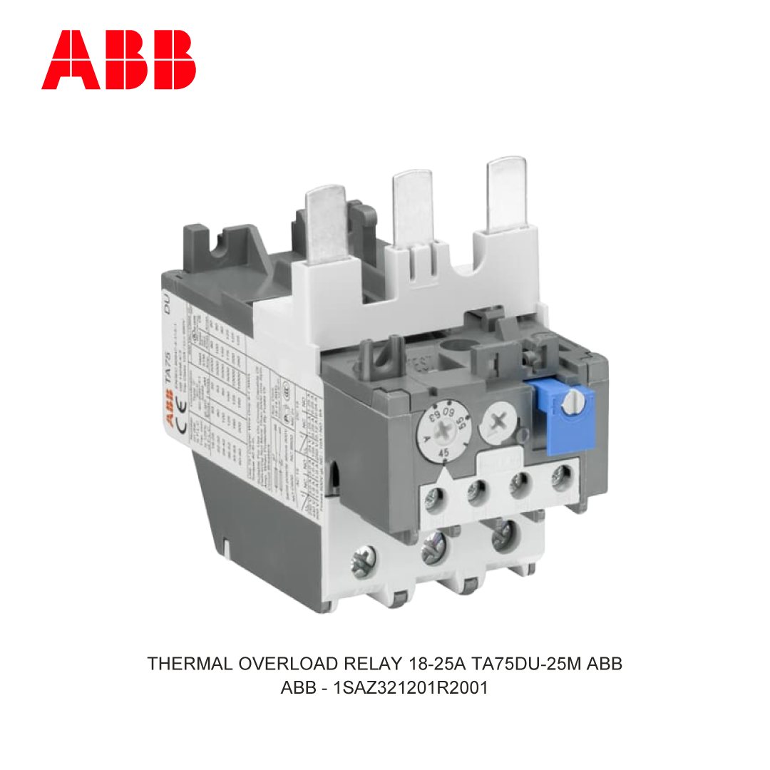 THERMAL OVERLOAD RELAY 18-25A TA75DU-25M ABB