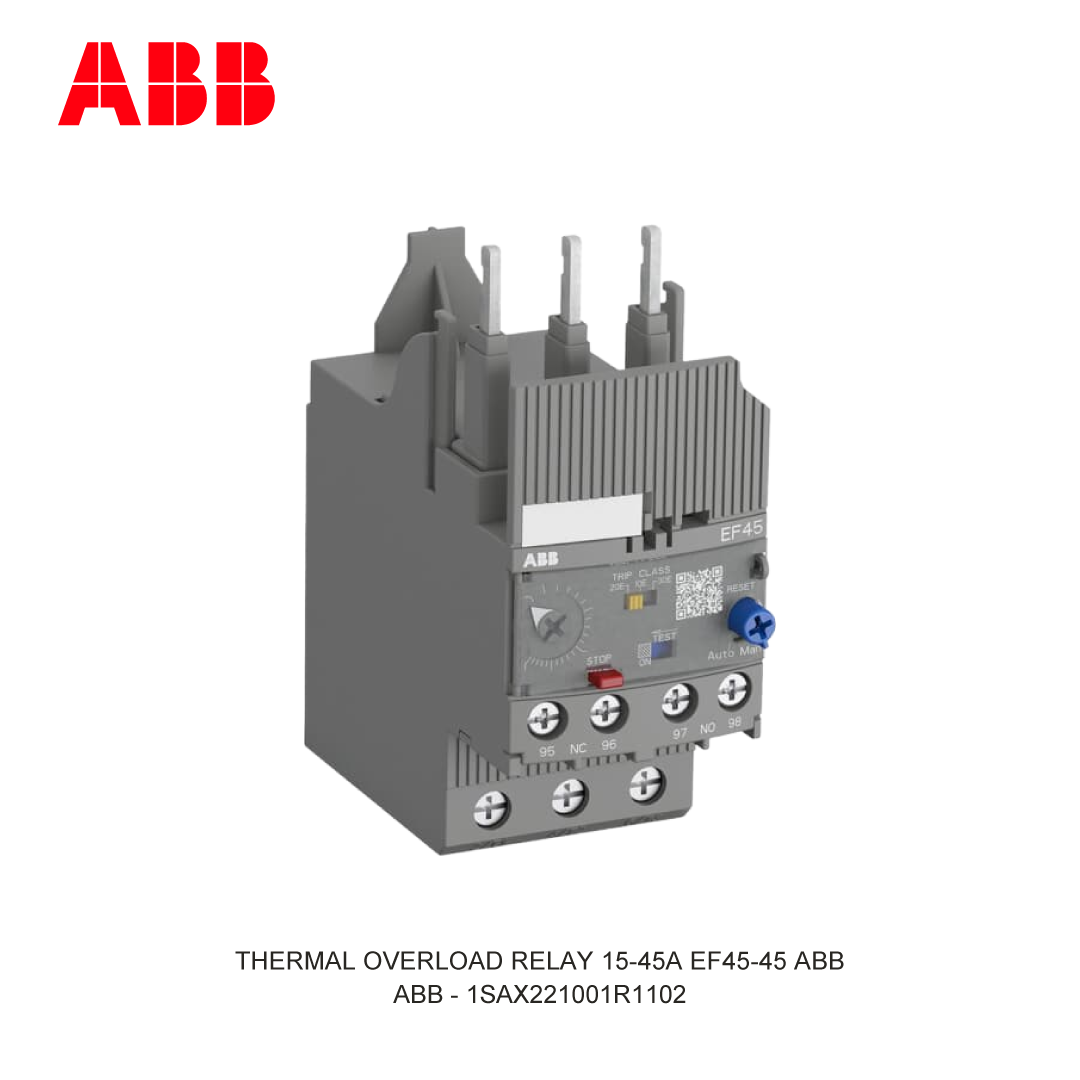 THERMAL OVERLOAD RELAY 15-45A EF45-45 ABB