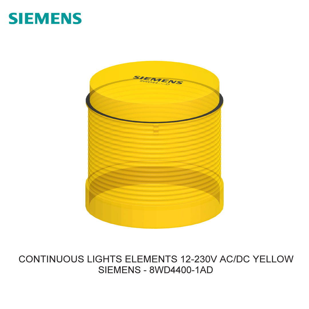 CONTINUOUS LIGHTS ELEMENTS 12-230V AC/DC YELLOW