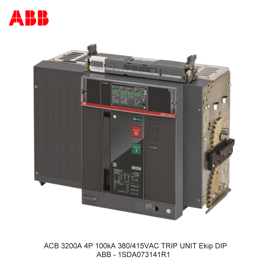 ACB 3200A 4P 100kA 380/415VAC TRIP UNIT Ekip DIP ABB