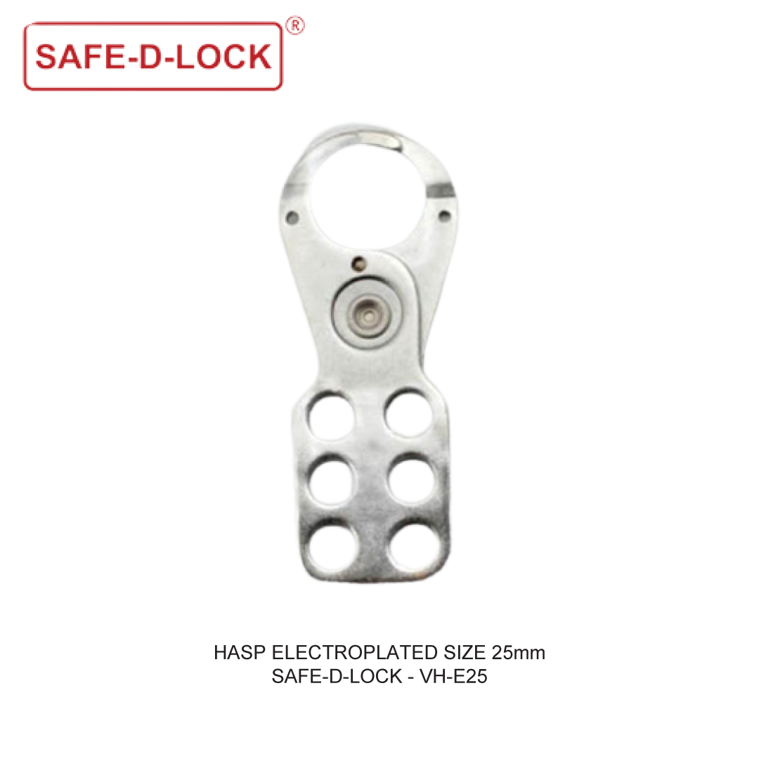 HASP ELECTROPLATED SIZE 25mm