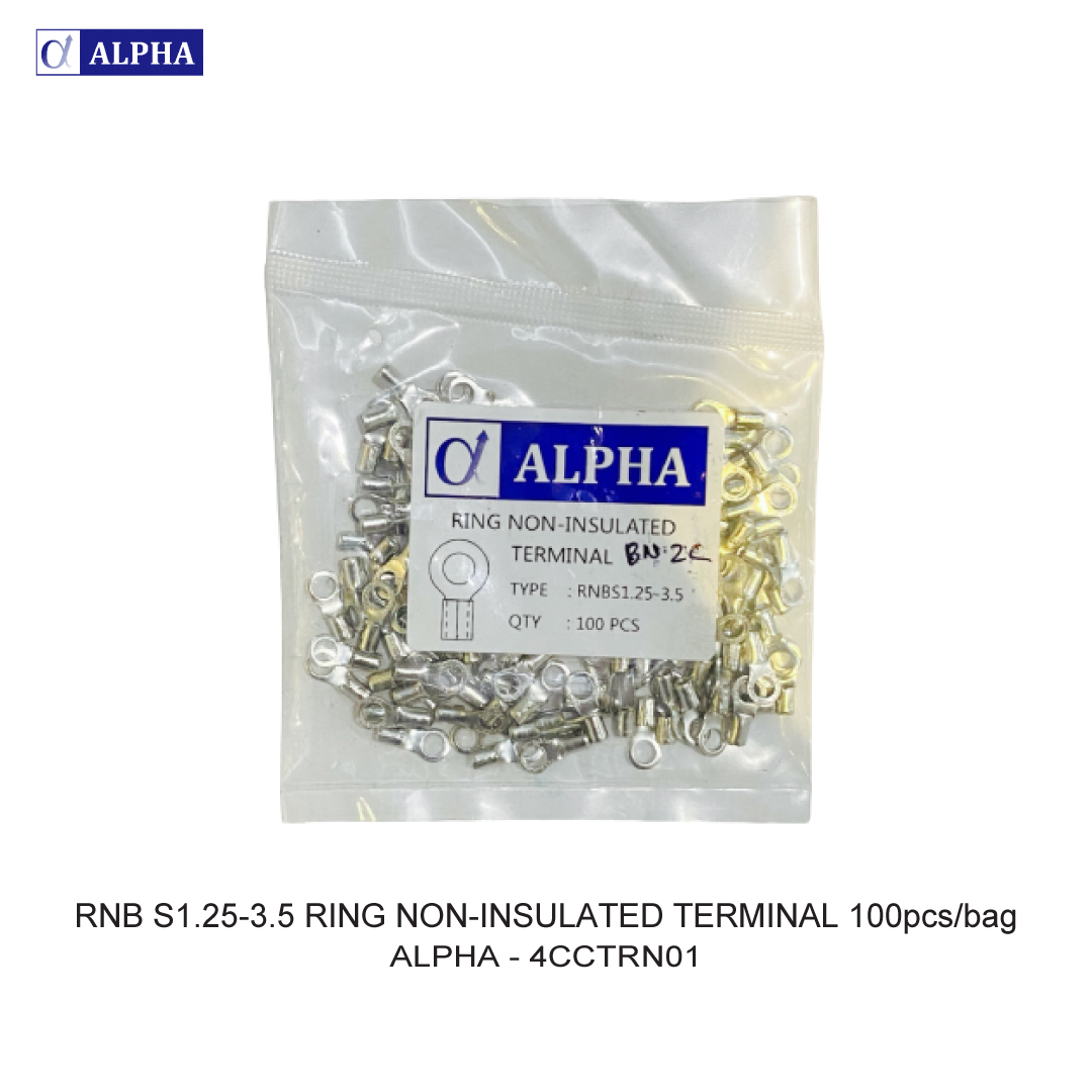 RNB S1.25-3.5 RING NON-INSULATED TERMINAL 100pcs/bag