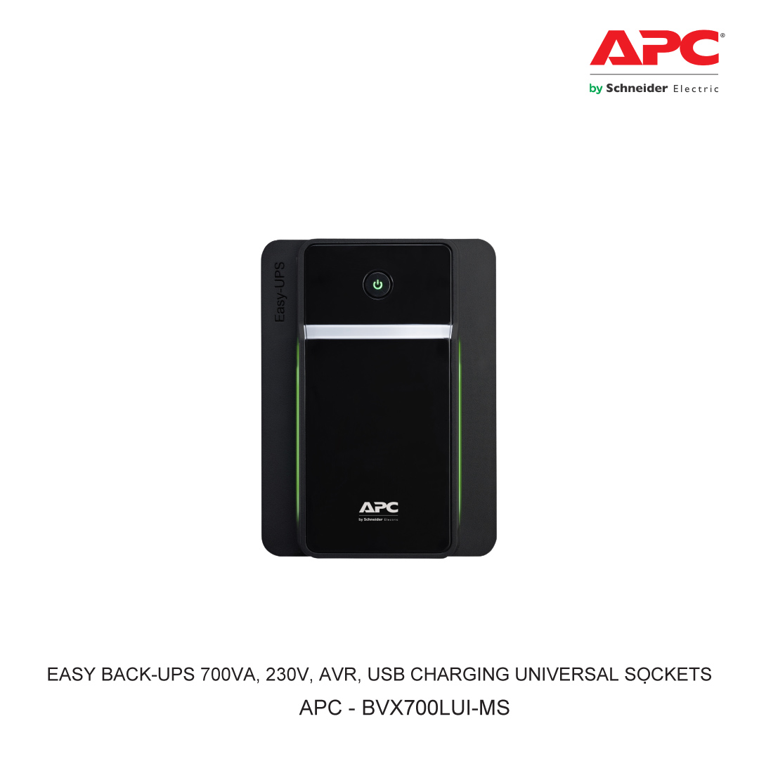APC EASY BACK-UPS 700VA 230V AVR USB CHARGING UNIVERSAL SOCKETS