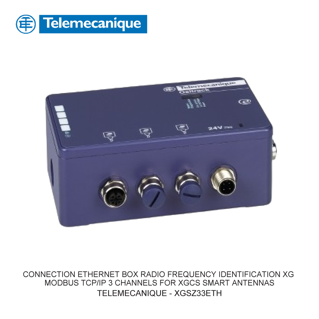 CONNECTION ETHERNET BOX RADIO FREQUENCY IDENTIFICATION XG MODBUS TCP/IP 3 CHANNELS FOR XGCS SMART ANTENNAS