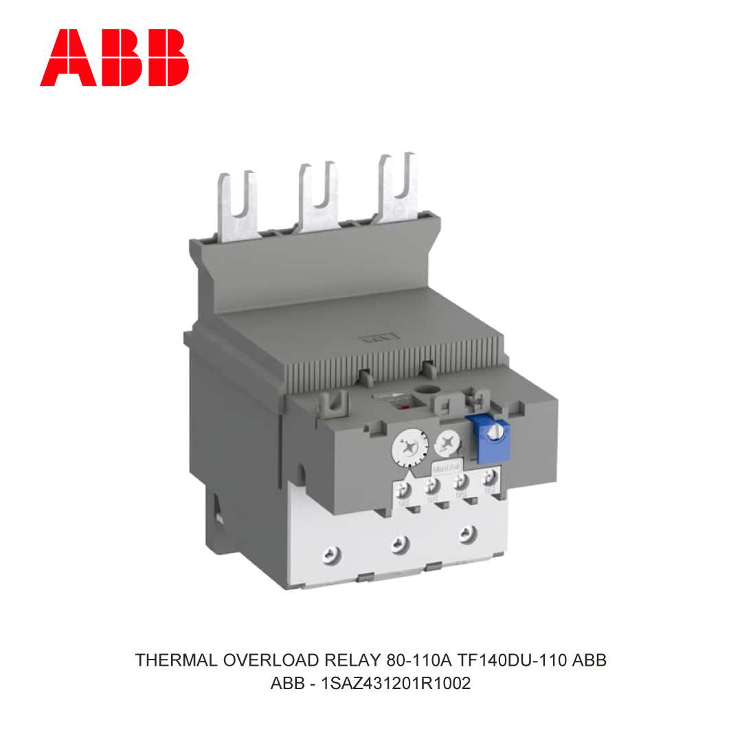 THERMAL OVERLOAD RELAY 80-110A TF140DU-110 ABB