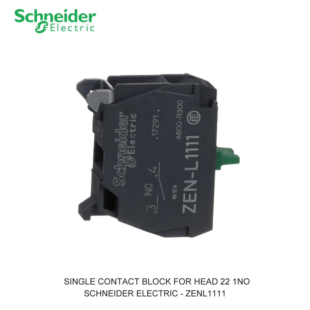 SINGLE CONTACT BLOCK FOR HEAD 22 1NO SCREW CLAMP TERMINAL
