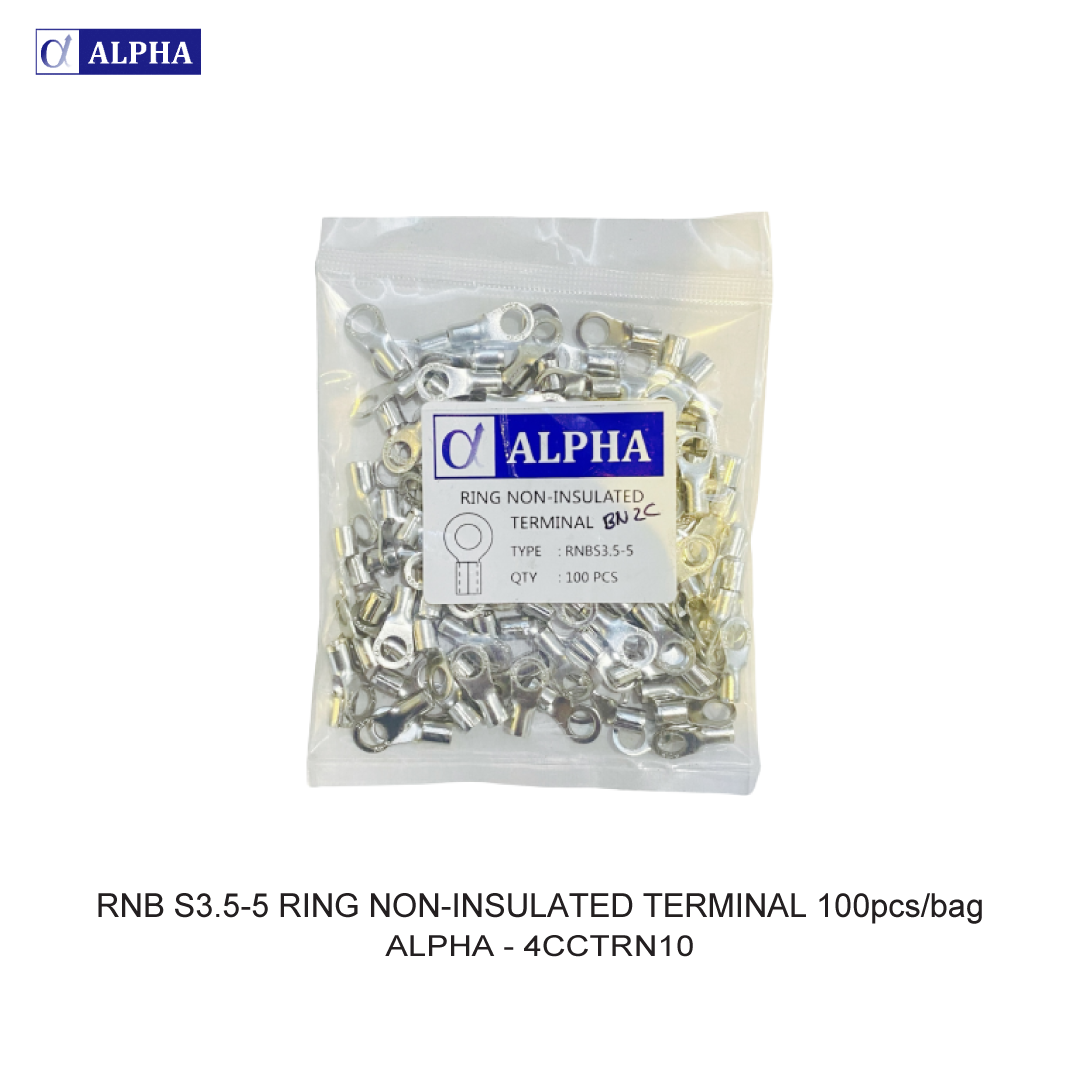 RNB S3.5-5 RING NON-INSULATED TERMINAL 100pcs/bag