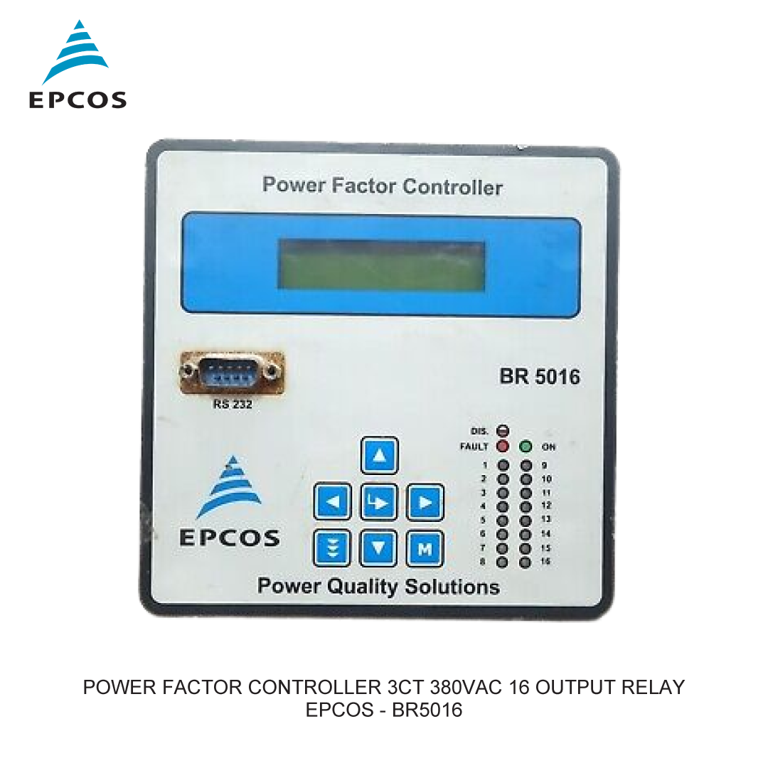 POWER FACTOR CONTROLLER 3CT 380VAC 16 OUTPUT RELAY