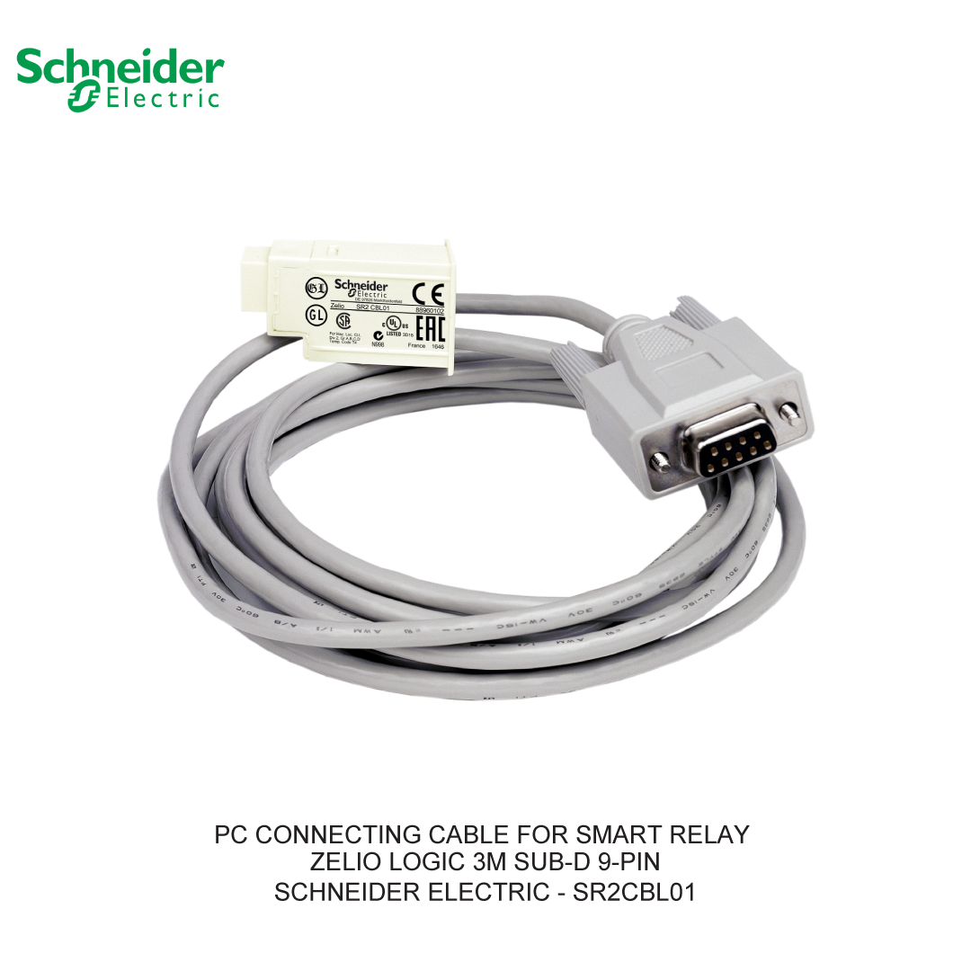 PC CONNECTING CABLE FOR SMART RELAY ZELIO LOGIC 3 M SUB-D 9-PIN