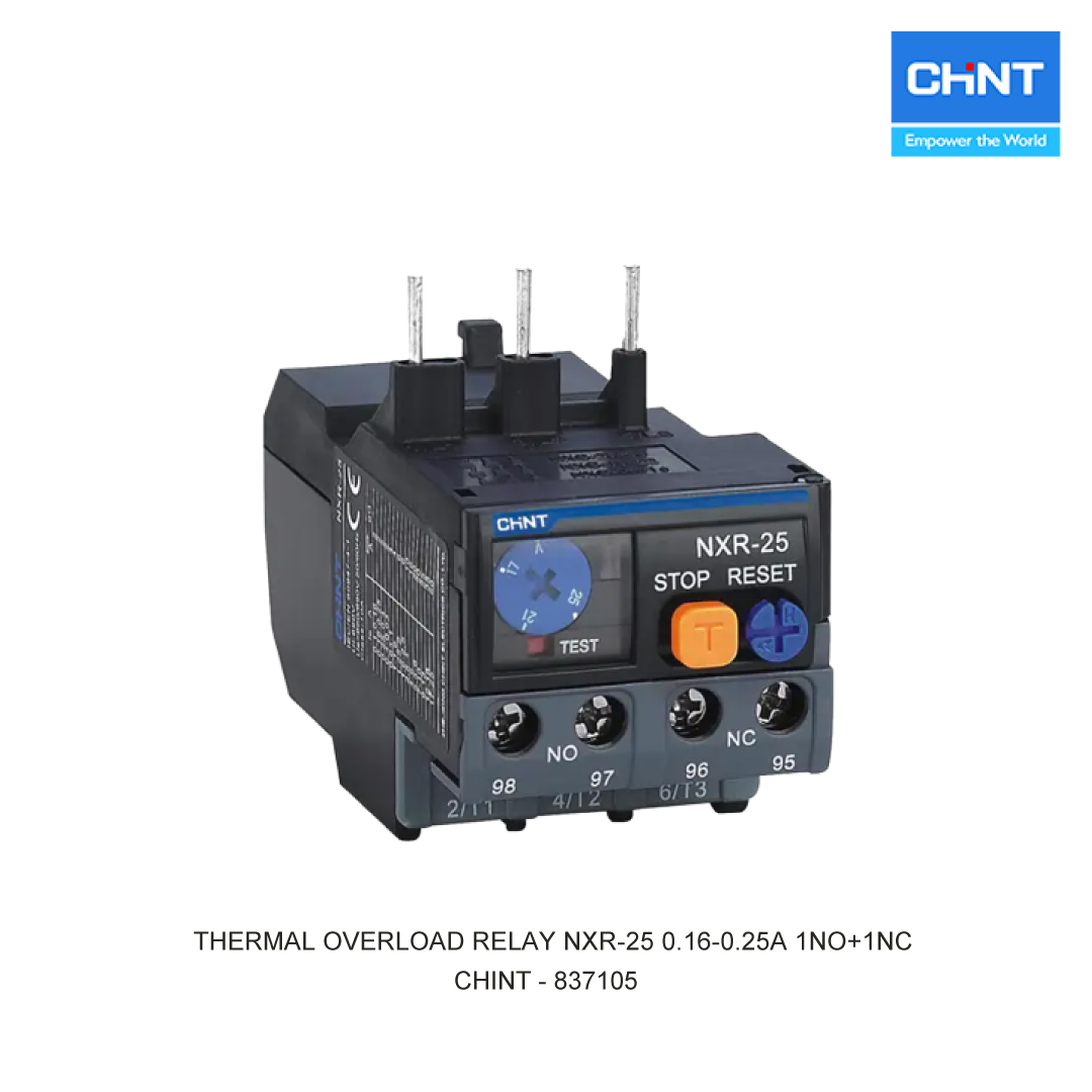 THERMAL OVERLOAD RELAY NXR-25 0.1-0.16A 1NO+1NC