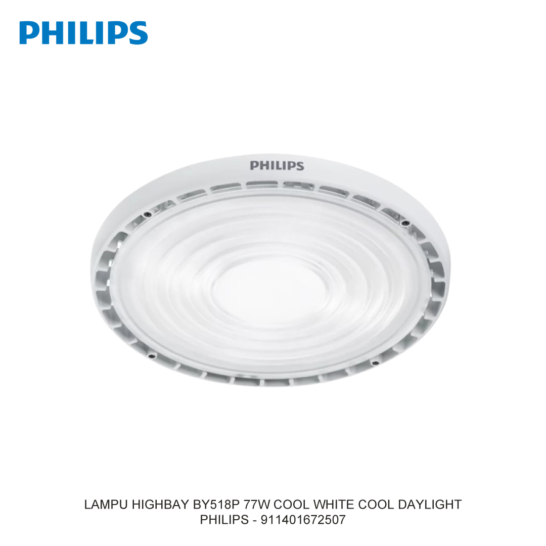 PHILIPS LAMPU HIGHBAY BY518P 77W COOL WHITE COOL DAYLIGHT