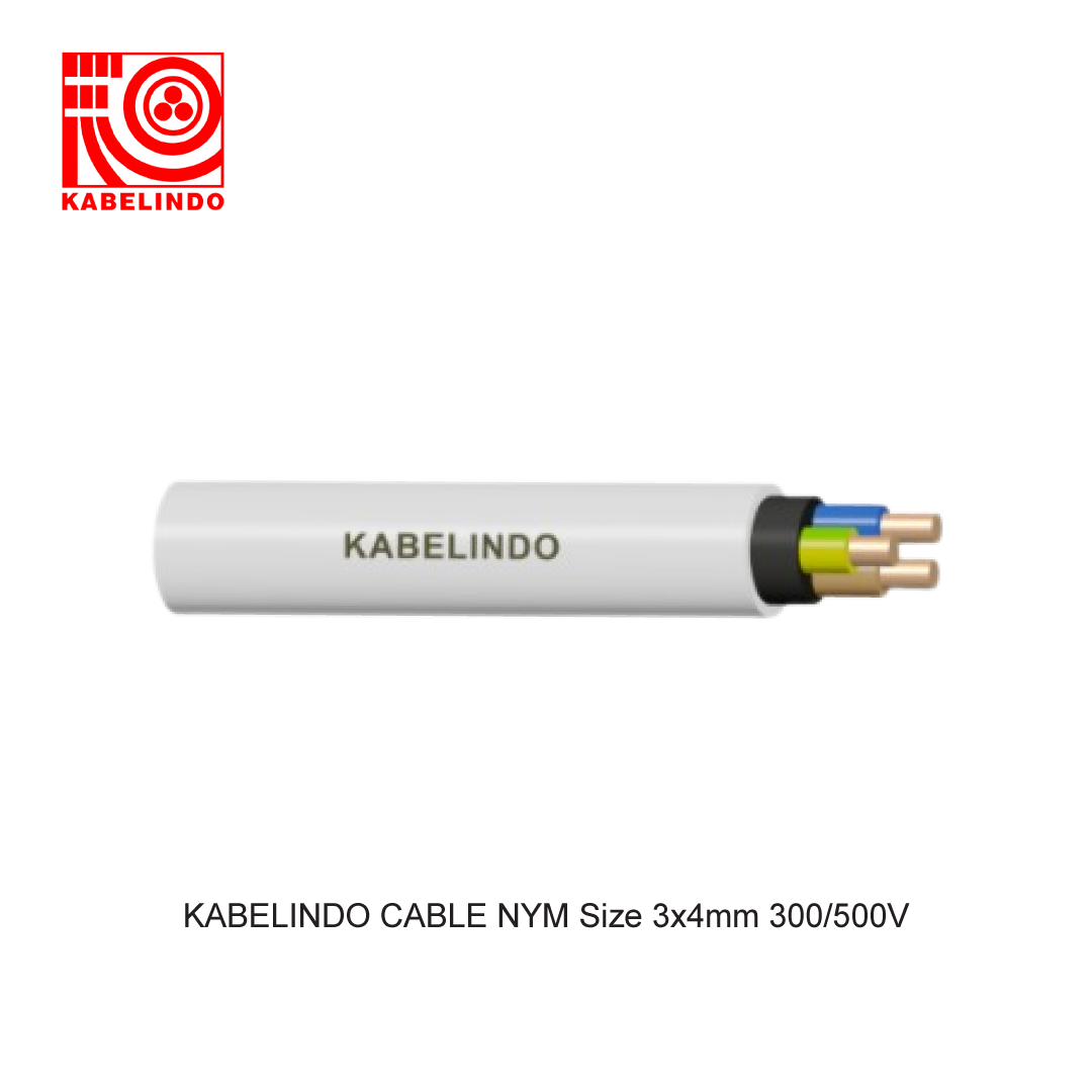 KABELINDO KABEL NYM Size 3x4mm 300/500V