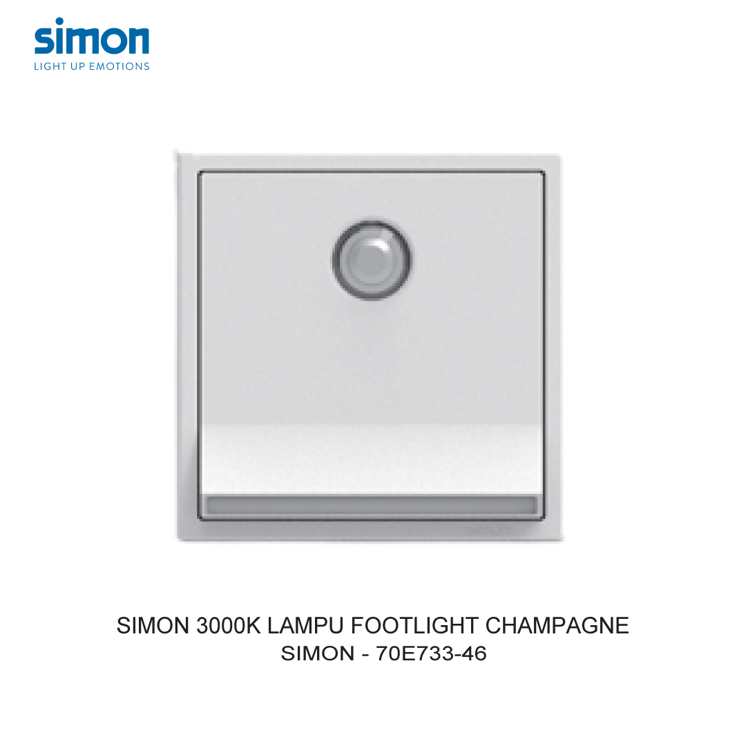 SIMON 3000K LAMPU FOOTLIGHT CHAMPAGNE