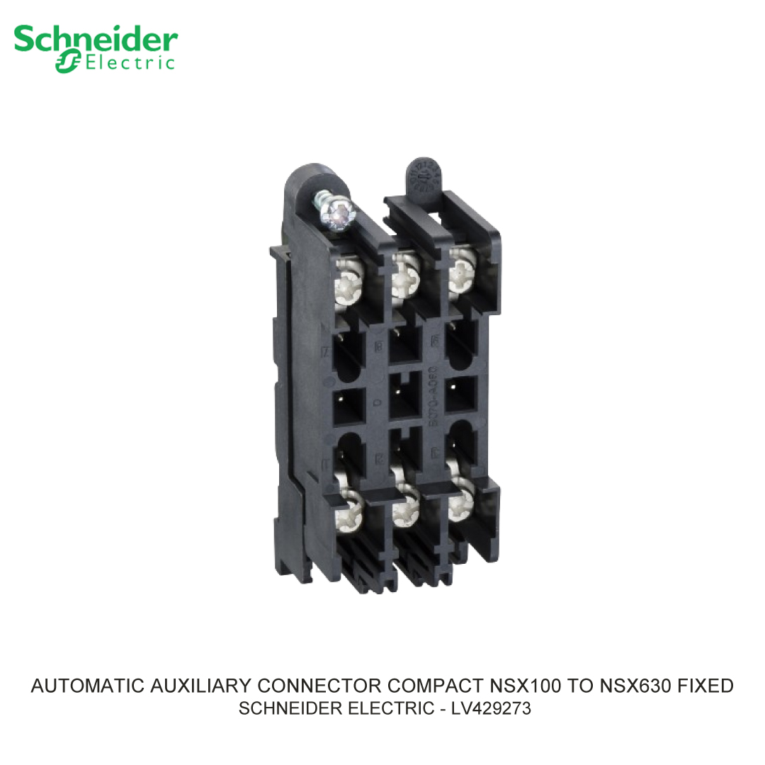 AUTOMATIC AUXILIARY CONNECTOR COMPACT NSX100 TO NSX630 FIXED PART FOR PLUG-IN BASE 1 TO 9 WIRES