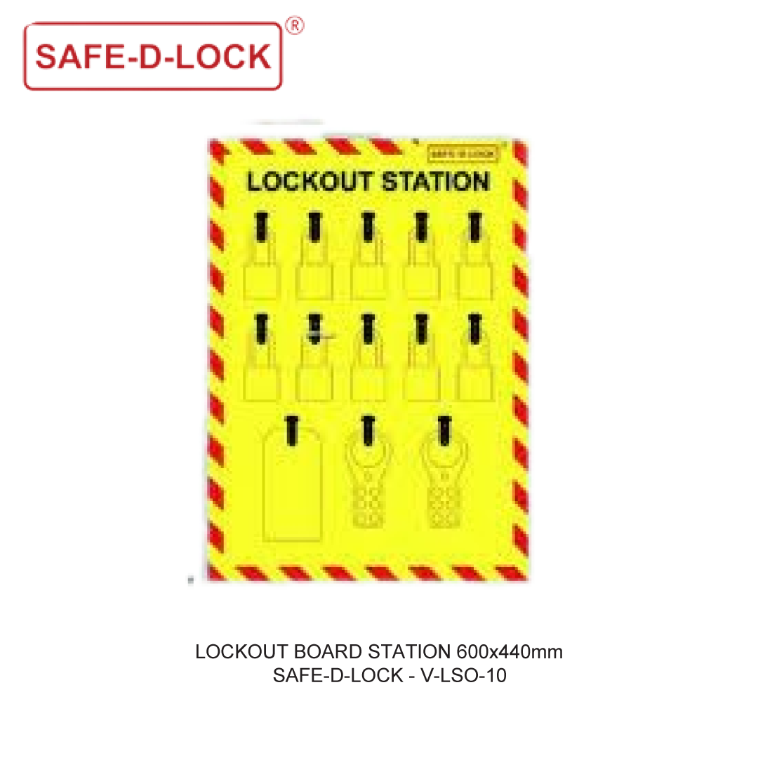 LOCKOUT BOARD STATION 600x440mm